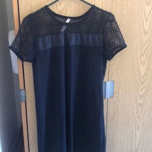 Black Mesh Athletic Dress